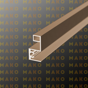 Профиль горизонтальный верхний MS213 Латунь (A21)